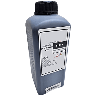 Black Silk Screen Film Dye Ink - 1L